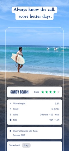 Session – Surf Log & Forecast screenshot