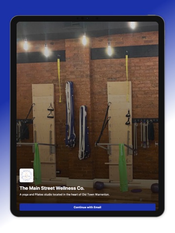 Main Street Wellness Co. iPad screenshot