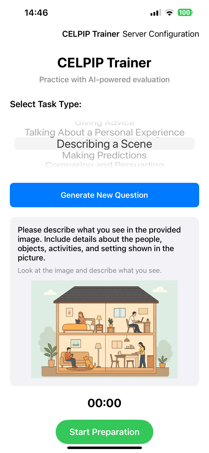 Speaking Test Coach For CELPIP