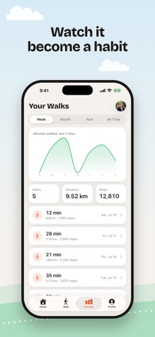 Walkami: Easy Walking Tracker Screenshot 4 of 6