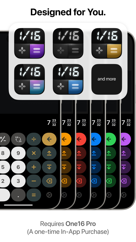 #9. Fraction Calculator - One16 (iOS) 由: Code Carton