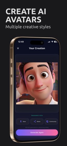 Avatarly: AI Headshot iPhone screenshot