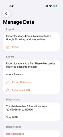 Location Buddy iPhone screenshot