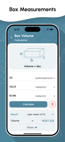Box Volume Calculator Screenshot 3 of 5