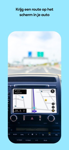 Waze-navigatie en live verkeer App Store preview screenshot 6