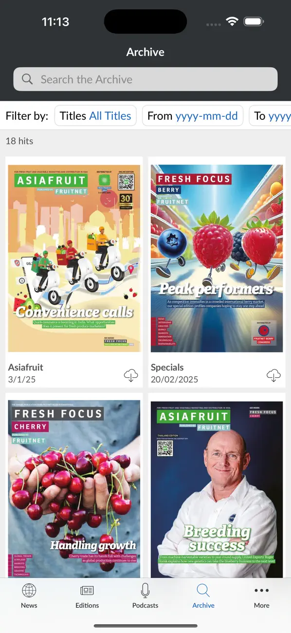 Screenshot #2 pour Asiafruit Magazine