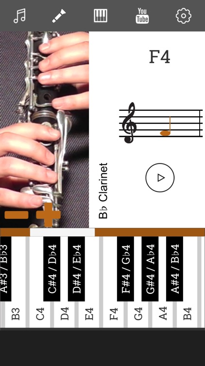 2D Clarinet Fingering Chart
