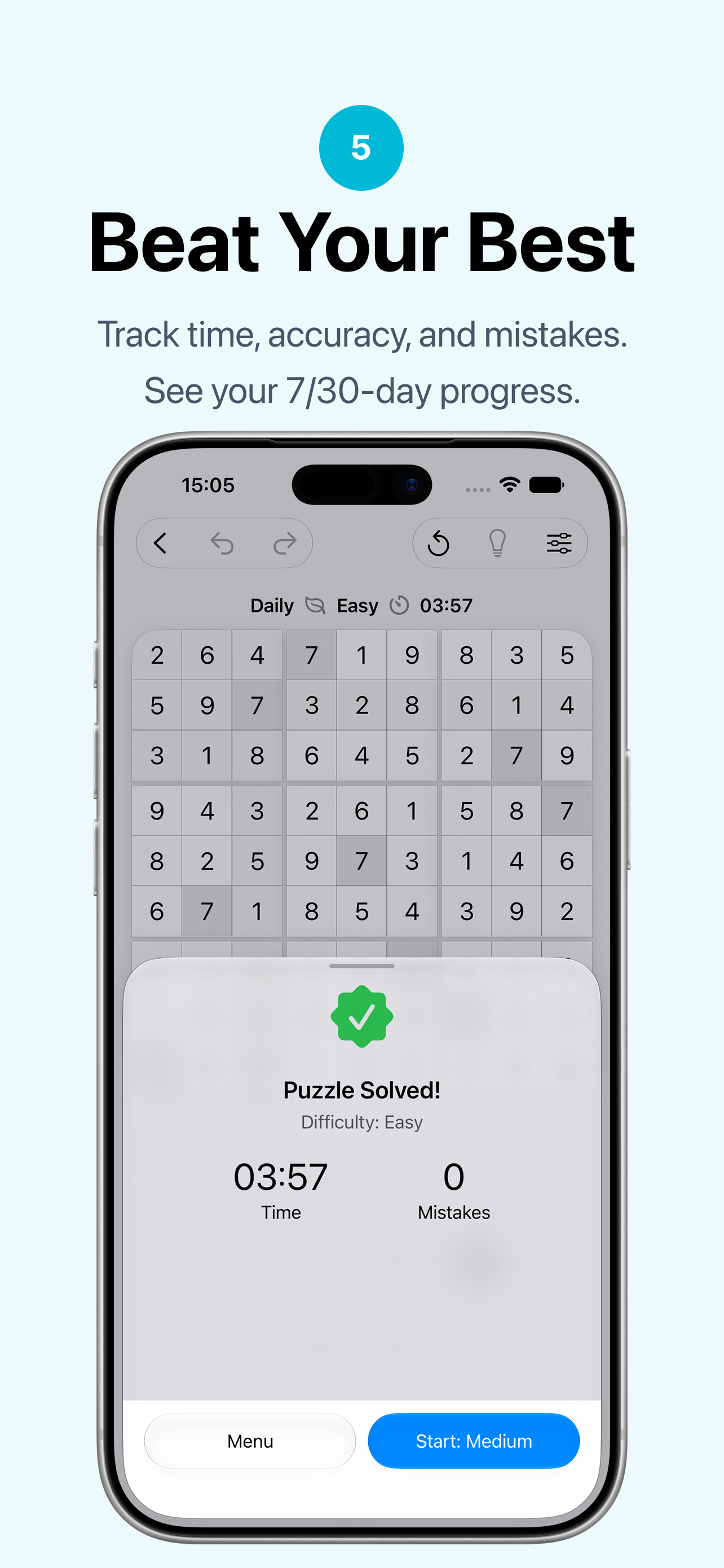 Sudoku: Classic No Ads screenshot 5