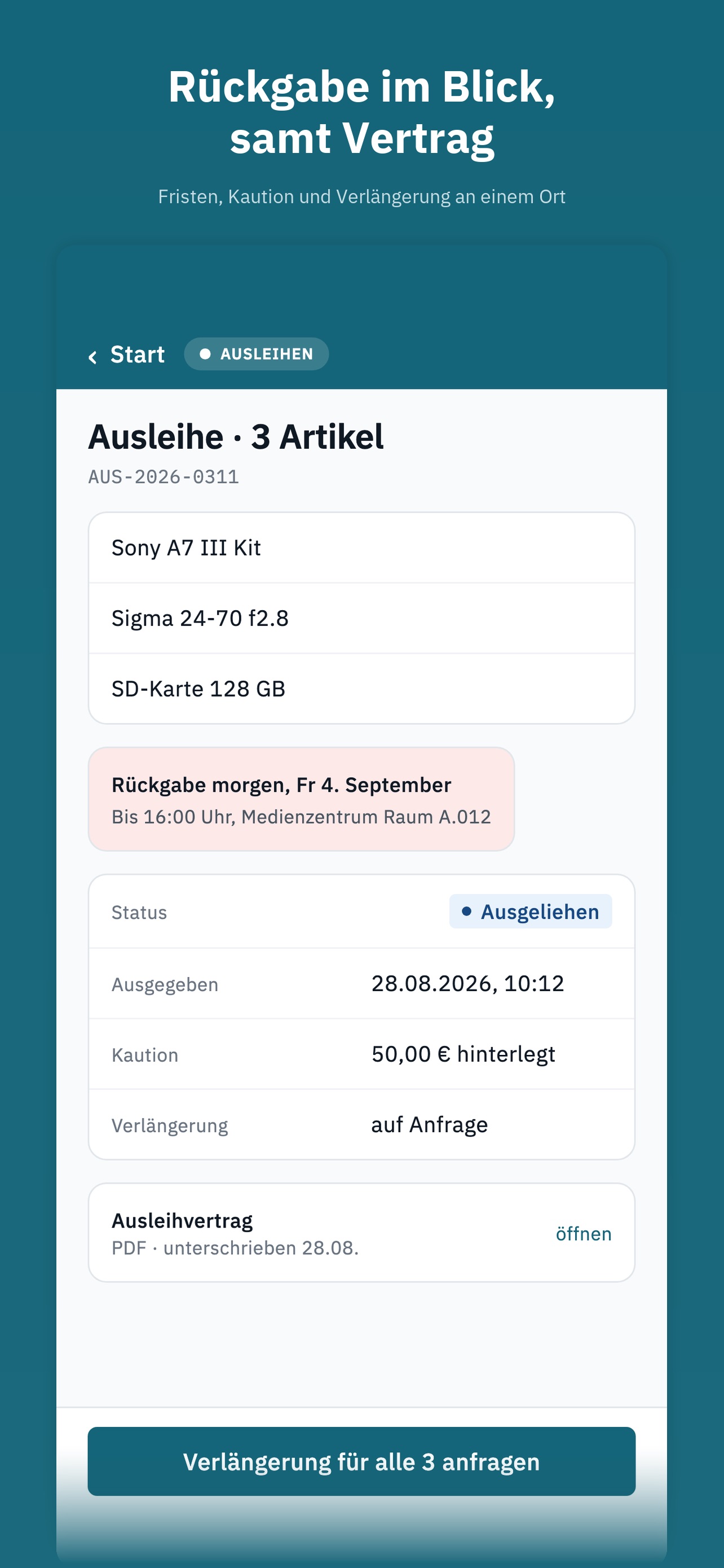 Screenshot 4 of CampusVerleih