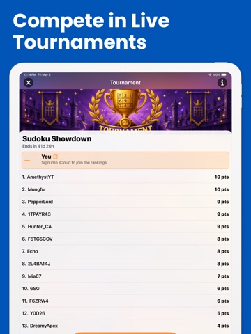 Sudoku Puzzle World iPad screenshot