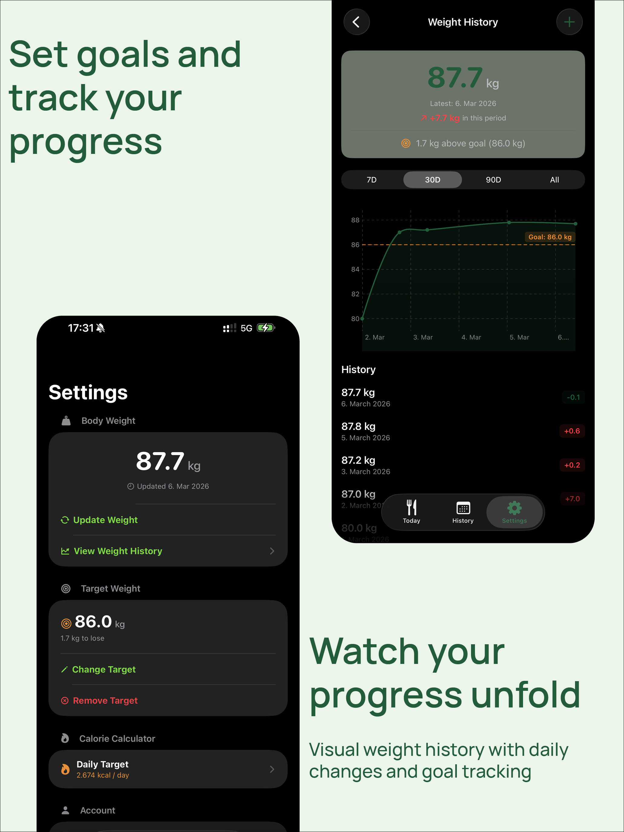 FAT Calorie Tracker