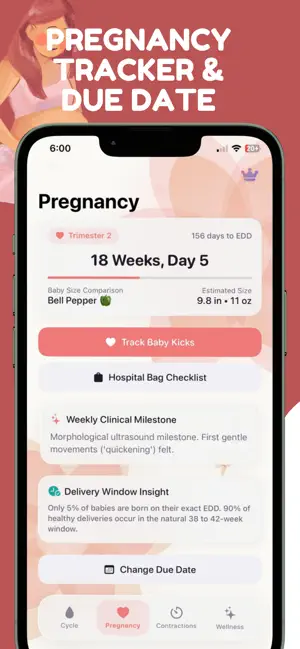 Period Tracker & Pregnancy App screenshot 2