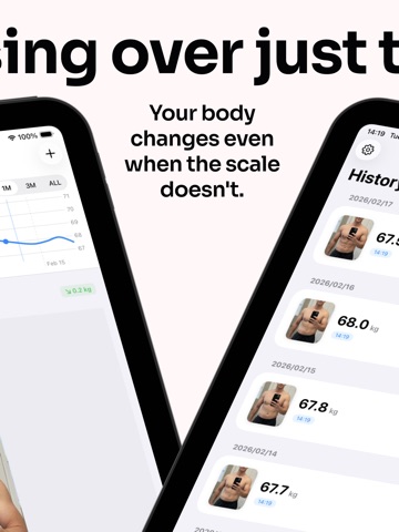 Body Progress: MirrorLog iPad screenshot
