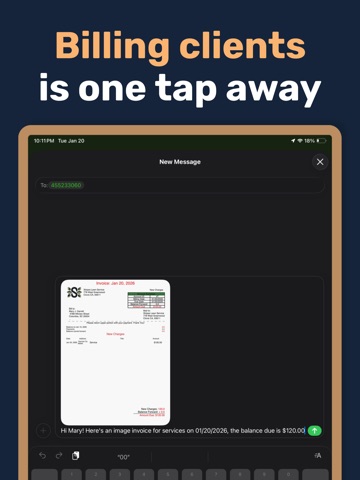 Business Manager 4 Home Pros iPad screenshot