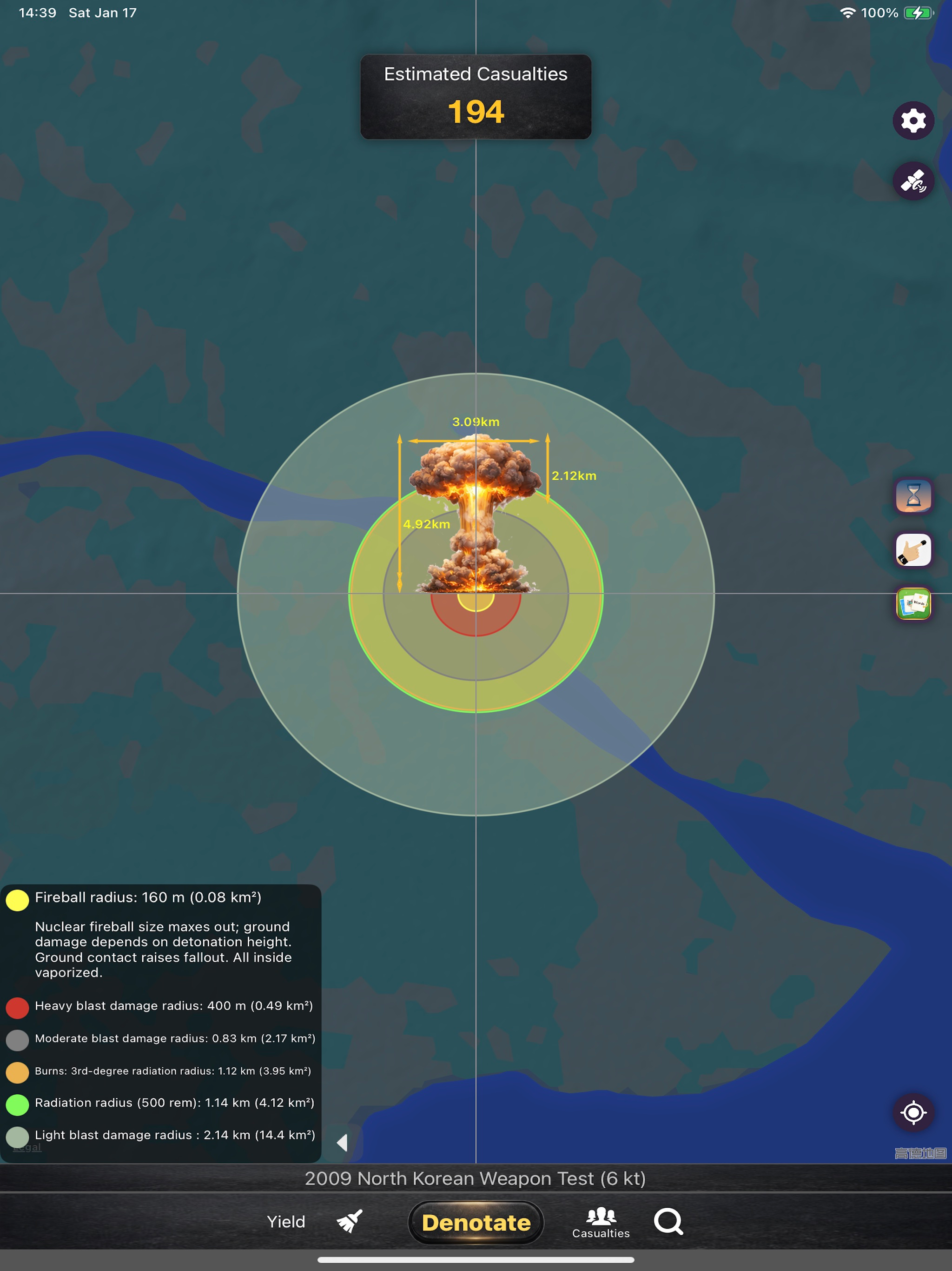 Nuke Simulator - Blast Map screenshot 7