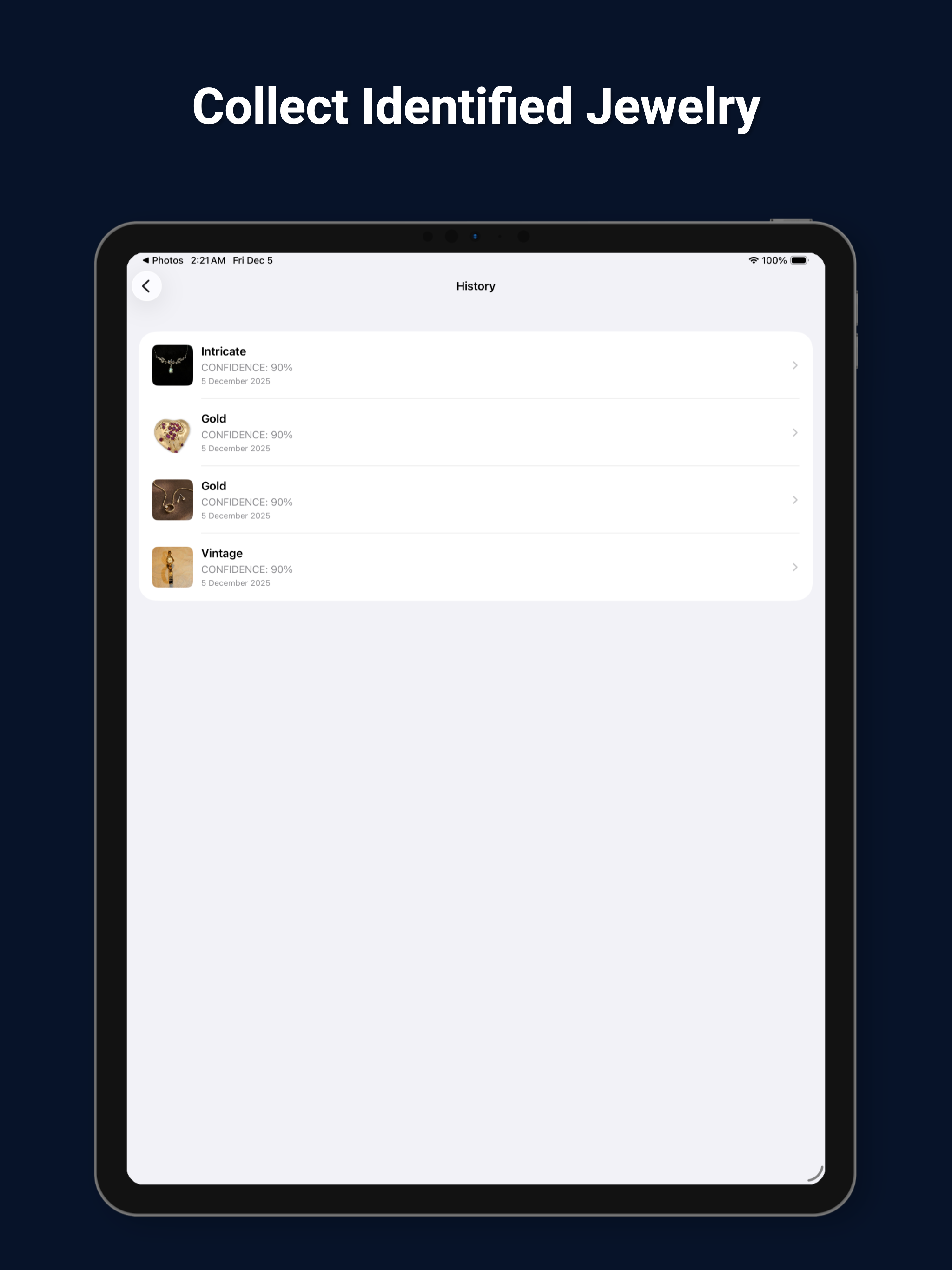 Jewelry Identifier: JewelLens screenshot 11