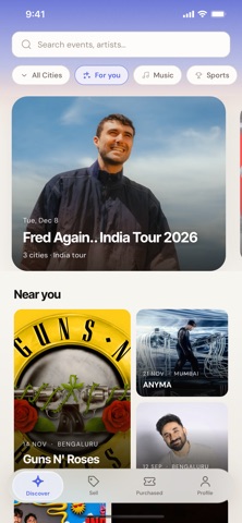 Reticket iPhone screenshot