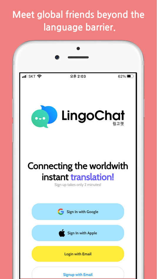 #1. LingoChat (iOS) Podle: Hosung Lee