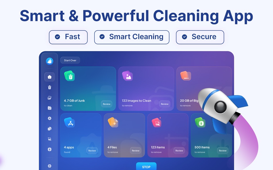 #2. Cleaner App - Clean Disk Space (macOS) 由: NETSUN LLC