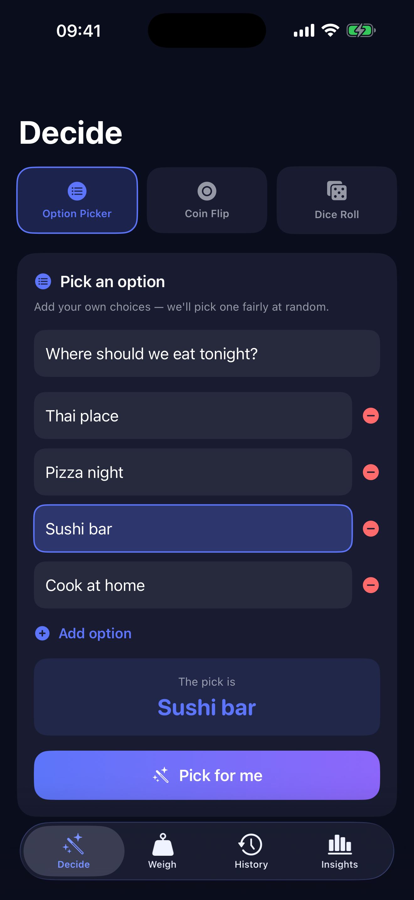 DecideMate: Choice Helper screenshot 2