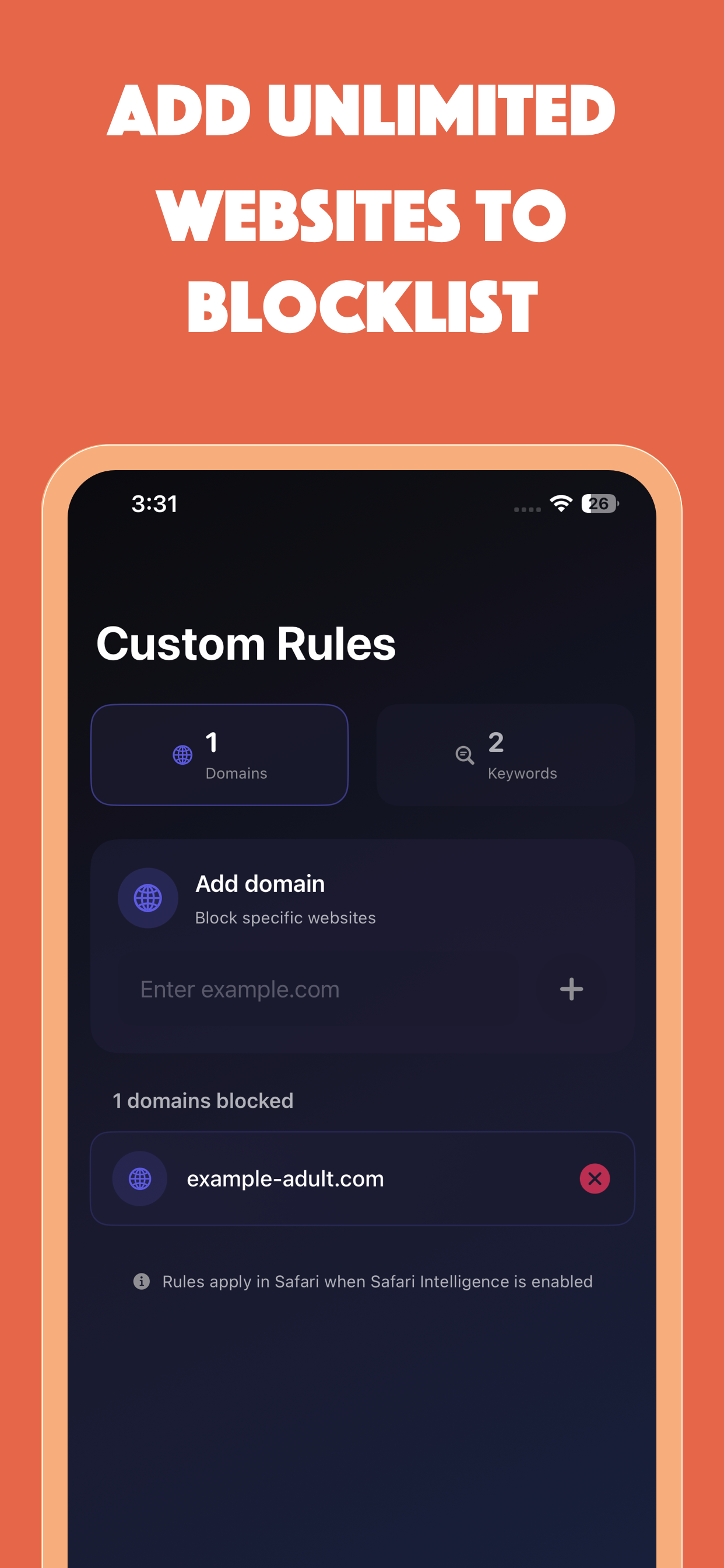 xBlocker: Block PMO & Sites screenshot 3