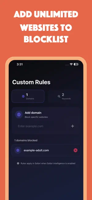 xBlocker: Block PMO & Sites screenshot 3