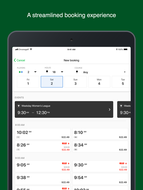 Quailwood G. Golf iPad screenshot 3 - Sports app