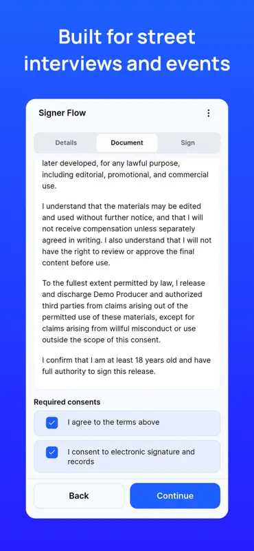 Clearance: Release Forms screenshot 6 of 6