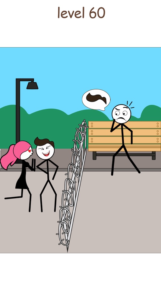 #6. Stickman Thief Brain Testing (iOS) By: Abdul Rehman