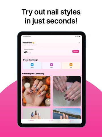 Wow Nails iPad screenshot