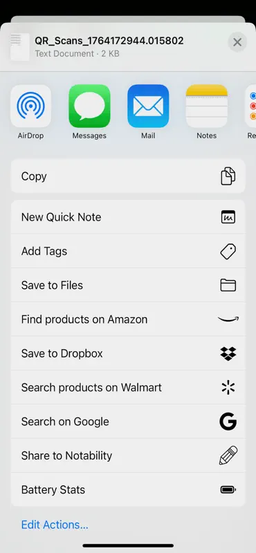 QR 2 CSV Pro screenshot 9 of 10
