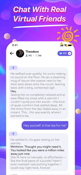 MeetAI：Chat with AI Friend: Screenshot 4 von 4