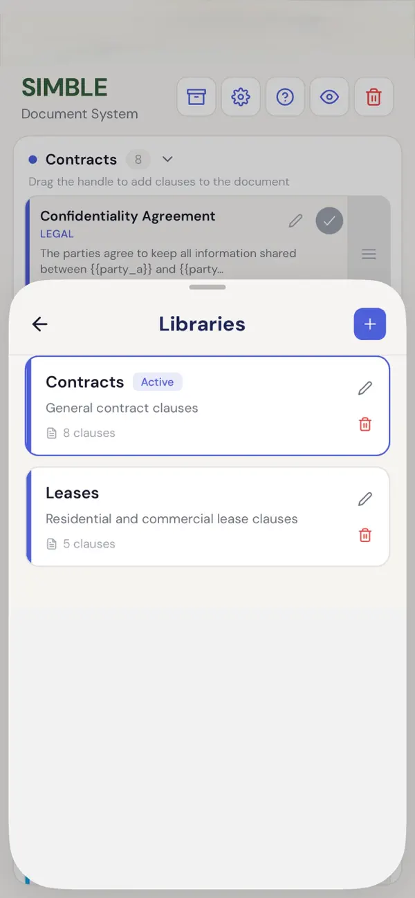 Screenshot #3 pour SIMBLE Document System