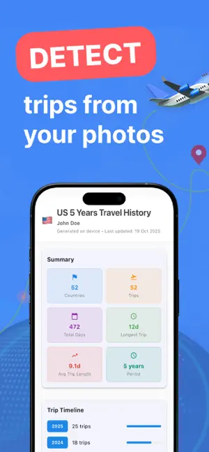Travel History: Visa Forms PDF screenshot 2