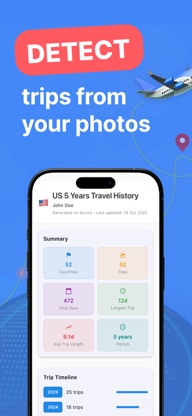 Travel History: Visa Forms PDF screenshot 2