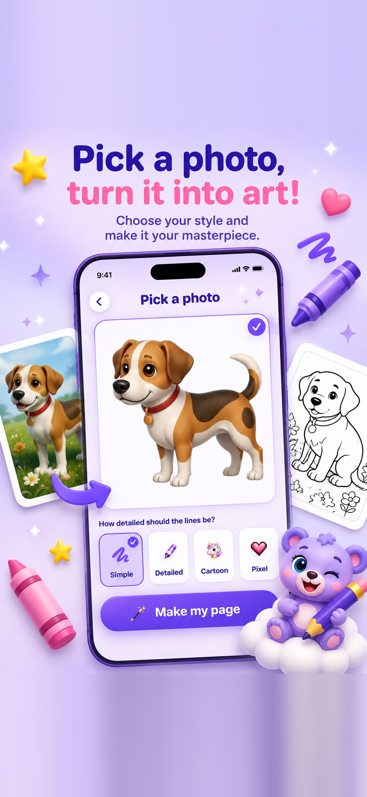 Screenshot 4 of Vcolor - AI Coloring Book