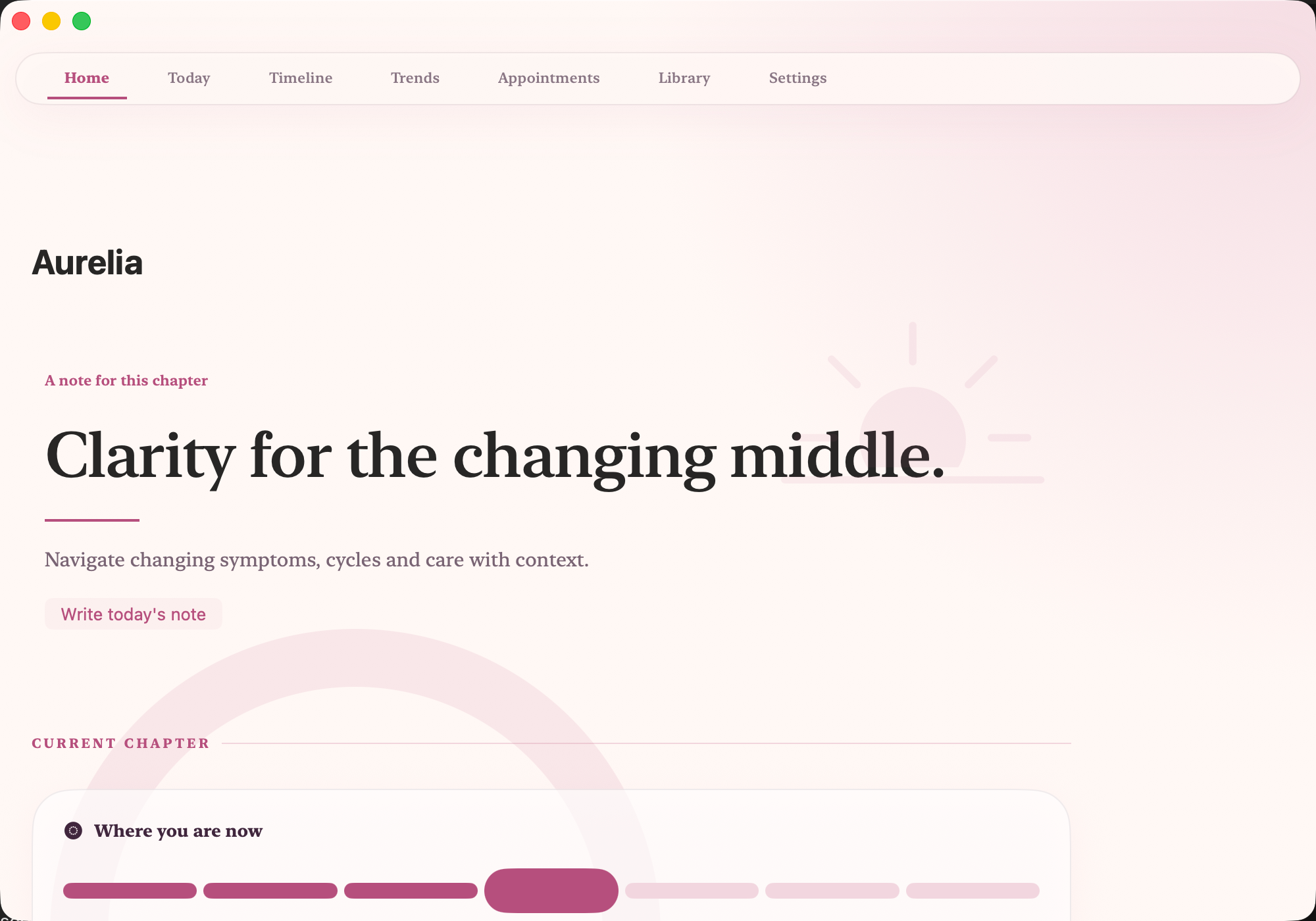Aurelia: Midlife Health screenshot 4