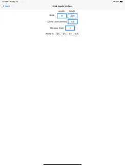 Bricks Estimator iPad image 3