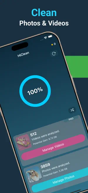 HiClean Photo Video Cleaner screenshot 2