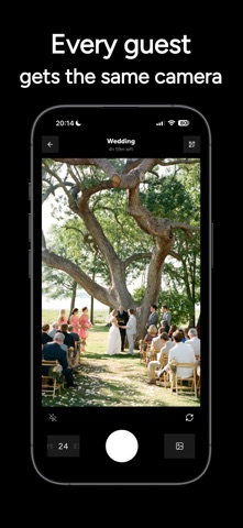 Unveil: Wedding & Event Camera iPhone screenshot