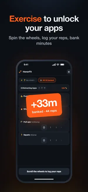HonorFit: Pushup App Blocker screenshot 3