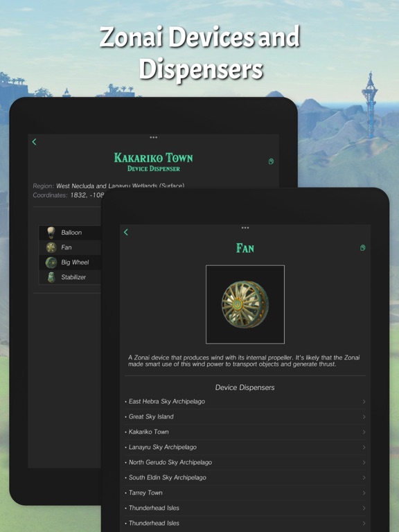 Tears of the Kingdom Map iPad screenshot 8 - Utilities app