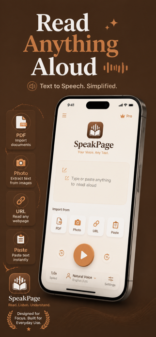 ReadAloud: Text to Speech Screenshot 1 of 5
