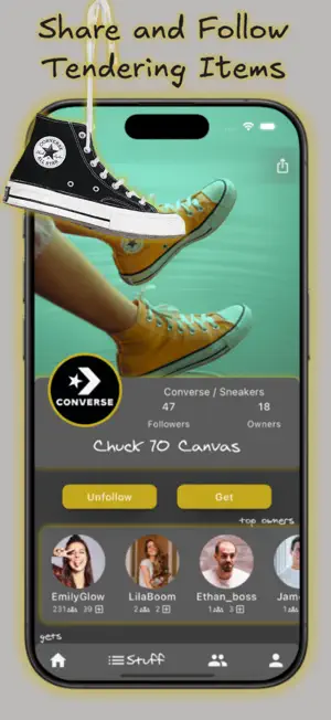 myStuff - Tangible Network screenshot 2