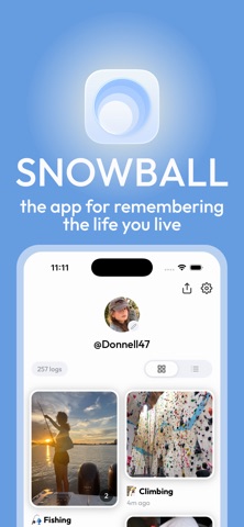 Snowball: Log your Life screenshot