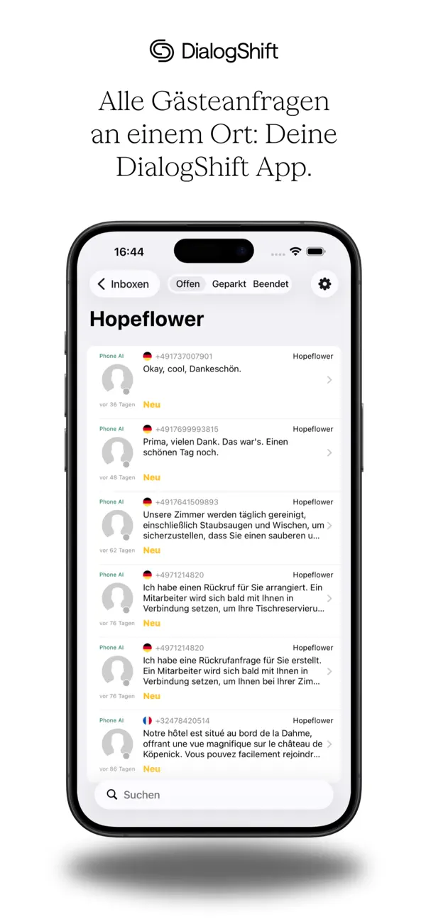 Screenshot #1 pour DialogShift App