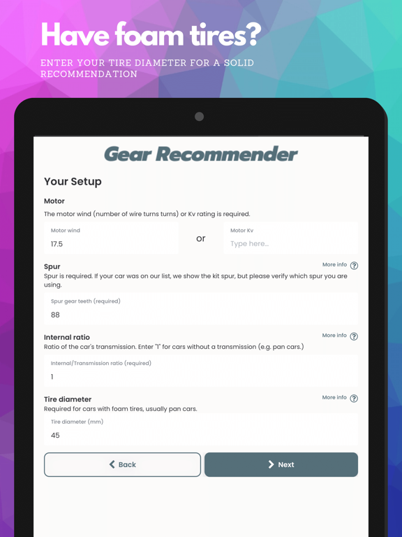 RC AI Mechanic iPad screenshot 3 - Utilities app