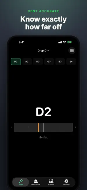 Retune - Guitar & Bass Tuner screenshot 3
