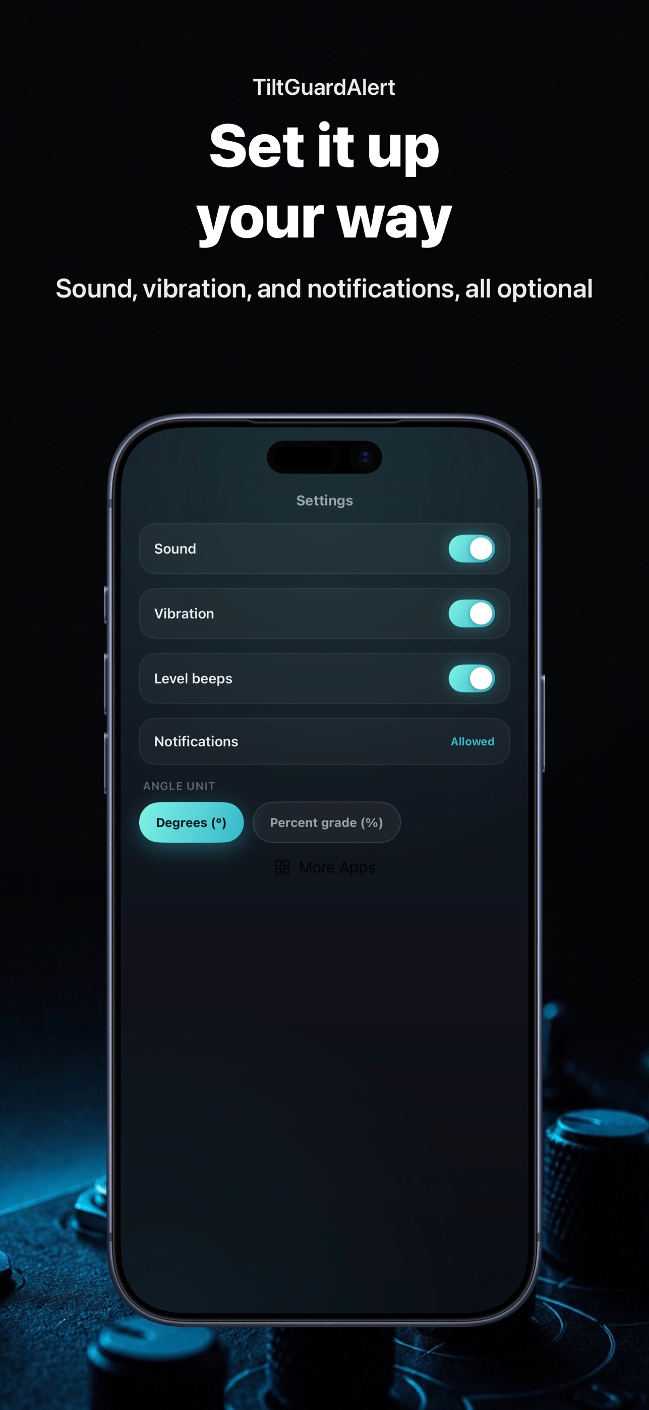 Screenshot 9 of Tip Alarm & Tilt Monitor