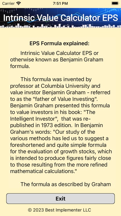 Intrinsic Value Calculator EPS screenshot-5